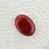 Corniola Naturale Forma Ovale Piatto Cabochon Liscio Fatto a Mano 18X13X4mm 7,75 Carati 1pz