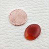 Corniola Naturale Forma Ovale Piatto Cabochon Liscio Fatto a Mano 16X12X3mm 5,70 Carati 1pz
