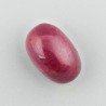 Giada Rubino Forma Ovale Piatto Cabochon Liscio Fatto a Mano 18X12X10mm 19,90 Carati 1pz