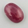 Giada Rubino Forma Ovale Piatto Cabochon Liscio Fatto a Mano 20X14X7mm 17,40 Carati 1pz