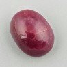 Giada Rubino Forma Ovale Piatto Cabochon Liscio Fatto a Mano 18X14X8mm 17,40 Carati 1pz
