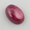 Giada Rubino Forma Ovale Piatto Cabochon Liscio Fatto a Mano 17X12X6mm 10 Carati 1pz