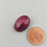 Giada Rubino Forma Ovale Piatto Cabochon Liscio Fatto a Mano 17X12X6mm 10 Carati 1pz