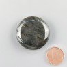 Labradorite Naturale Forma Tondo Piatto Cabochon Liscio Fatto a Mano 30mm 11,90gm 1pz