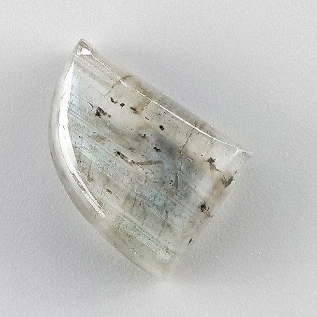 Labradorite Naturale Forma Fantasia Piatto Cabochon Liscio Fatto a Mano 20X15mm 5,93gm 1pz