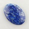 Lapis Lazuli Naturale Forma Ovale Piatto Cabochon Liscio Fatto a Mano 35X25X6mm 10,77gm 1pz