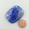 Lapis Lazuli Naturale Forma Rettangolare Piatto Cabochon Liscio Fatto a Mano 33X25X6mm 11,50gm 1pz