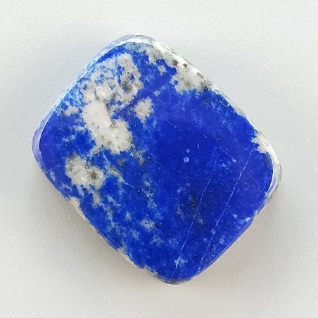 Lapis Lazuli Naturale Forma Rettangolare Piatto Cabochon Liscio Fatto a Mano 24X20X6mm 8,30gm 1pz