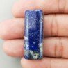 Lapis Lazuli Naturale Forma Rettangolare Piatto Cabochon Liscio Fatto a Mano 38X15X6mm 8,55gm 1pz
