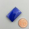Lapis Lazuli Naturale AAA Forma Rettangolare Piatto Cabochon Liscio Fatto a Mano 23X15X5mm 21,55 Carati 1pz