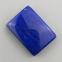 Lapis Lazuli Naturale AAA Forma Rettangolare Piatto Cabochon Liscio Fatto a Mano 22X16X6mm 26,35 Carati 1pz