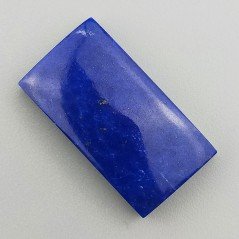 Lapis Lazuli Naturale AAA Forma Rettangolare Piatto Cabochon Liscio Fatto a Mano 26X14X6mm 27,30 Carati 1pz