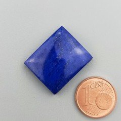 Lapis Lazuli Naturale AAA Forma Rettangolare Piatto Cabochon Liscio Fatto a Mano 21X18X6mm 25,45 Carati 1pz