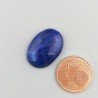 Lapis Lazuli Naturale Forma Ovale Piatto Cabochon Liscio Fatto a Mano 19X13X4mm 1,96GM