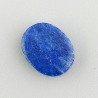 Lapis Lazuli Naturale Forma Ovale Piatto Cabochon Liscio Fatto a Mano 15X11X4mm 1,82GM