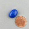 Lapis Lazuli Naturale Forma Ovale Piatto Cabochon Liscio Fatto a Mano 14X10X6mm 1,79GM