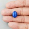 Lapis Lazuli Naturale Forma Ovale Piatto Cabochon Liscio Fatto a Mano 14X10X6mm 1,79GM