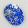 Lapis Lazuli Naturale Forma Ovale Piatto Cabochon Liscio Fatto a Mano 19X14X1mm ,95GM