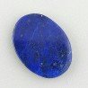 Lapis Lazuli Naturale Forma Ovale Piatto Cabochon Liscio Fatto a Mano 19X14X3mm 1,75GM