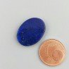 Lapis Lazuli Naturale Forma Ovale Piatto Cabochon Liscio Fatto a Mano 19X14X3mm 1,75GM