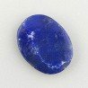 Lapis Lazuli Naturale Forma Ovale Piatto Cabochon Liscio Fatto a Mano 18X14X3mm 1,92GM