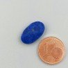 Lapis Lazuli Naturale Forma Ovale Piatto Cabochon Liscio Fatto a Mano 16X9X2mm 0,88GM