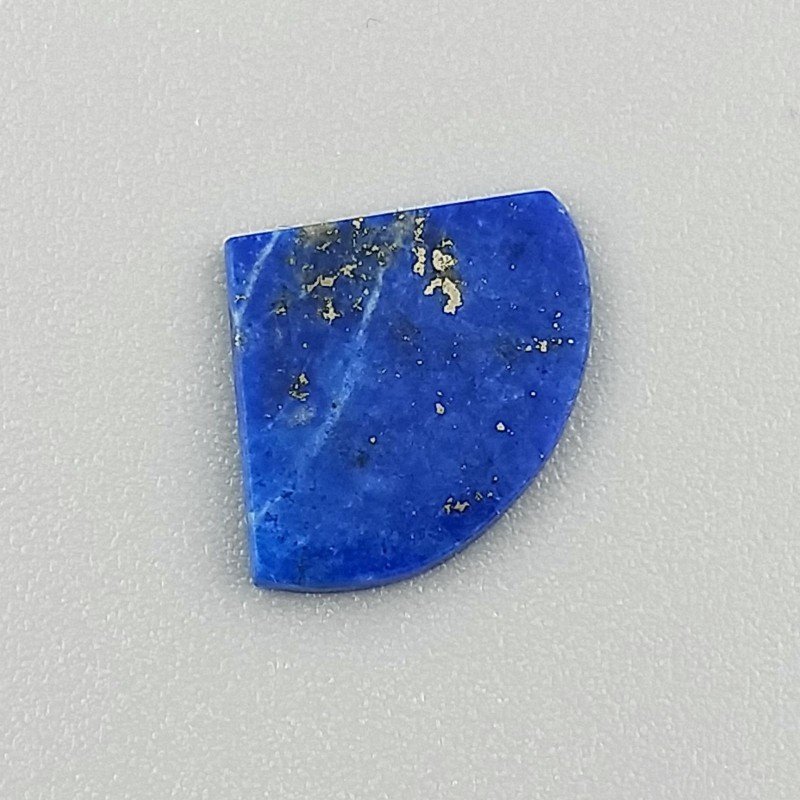 Lapis Lazuli Naturale Forma Triangolo Fantasia Piatto Cabochon Liscio Fatto a Mano 15X12X1mm 0,42GM