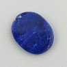 Lapis Lazuli Naturale Forma Ovale Piatto Cabochon Liscio Fatto a Mano 17X13X2mm 1,35GM