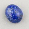 Lapis Lazuli Naturale Forma Ovale Piatto Cabochon Liscio Fatto a Mano 16X13X8mm 3,11GM