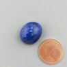 Lapis Lazuli Naturale Forma Ovale Piatto Cabochon Liscio Fatto a Mano 16X13X8mm 3,11GM