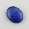 Lapis Lazuli Naturale Forma Ovale Piatto Cabochon Liscio Fatto a Mano 14X11X4mm 1,22GM