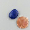 Lapis Lazuli Naturale Forma Ovale Piatto Cabochon Liscio Fatto a Mano 14X11X4mm 1,22GM