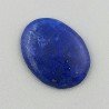 Lapis Lazuli Naturale Forma Ovale Piatto Cabochon Liscio Fatto a Mano 17X13X3mm 1,02GM
