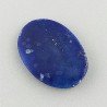 Lapis Lazuli Naturale Forma Ovale Piatto Cabochon Liscio Fatto a Mano 18X13X3mm 1,50GM