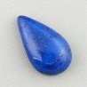 Lapis Lazuli Naturale Forma Goccia Piatto Cabochon Liscio Fatto a Mano 18X10X5mm 1,52GM