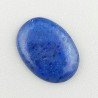 Lapis Lazuli Naturale Forma Ovale Piatto Cabochon Liscio Fatto a Mano 18X13X3mm 1,41GM