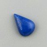 Lapis Lazuli Naturale Forma Goccia Piatto Cabochon Liscio Fatto a Mano 15X10X4mm 1,08GM
