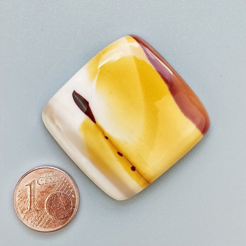 Mokaite Naturale Forma Quadrato Piatto Cabochon Liscio Fatto a Mano 33X32X6mm 13,42gm 1pz Mokaite Naturale Forma Quadrato Piatto Cabochon Liscio Fatto a Mano 33X32X6mm 13,42gm 1pz