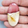 Mokaite Naturale Forma Ovale Piatto Cabochon Liscio Fatto a Mano 49X25X6mm 12,20gm 1pz