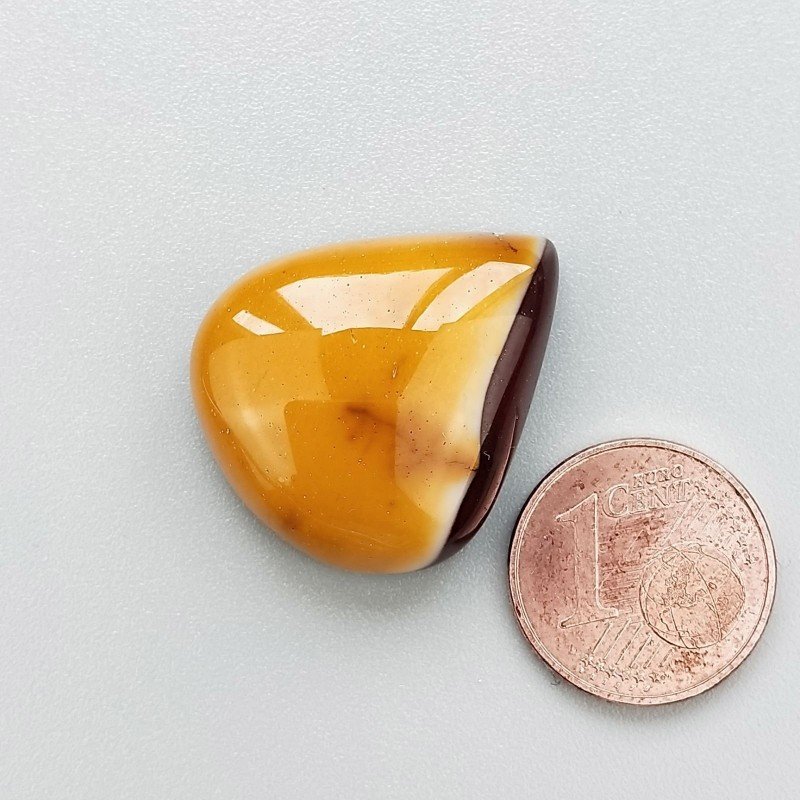 Mokaite Naturale Forma Goccia Piatto Cabochon Liscio Fatto a Mano 25X21mm 6,45gm 1pz Mokaite Naturale Forma Goccia Piatto Cabochon Liscio Fatto a Mano 25X21mm 6,45gm 1pz