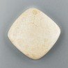 Corallo Fossile Naturale Forma Cuscino Piatto Cabochon Liscio Fatto a Mano 28X28mm 9,10gm 1pz