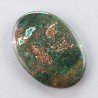 Crisocola Naturale Forma Ovale Piatto Cabochon Liscio Fatto a Mano 31X23mm 7.73gm 1pz