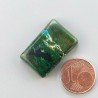 Crisocola Naturale Forma Rettangolare Piatto Cabochon Liscio Fatto a Mano 24X15mm 6.60gm 1pz
