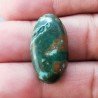 Crisocola Naturale Forma Ovale Piatto Cabochon Liscio Fatto a Mano 26X14mm 4.44gm 1pz