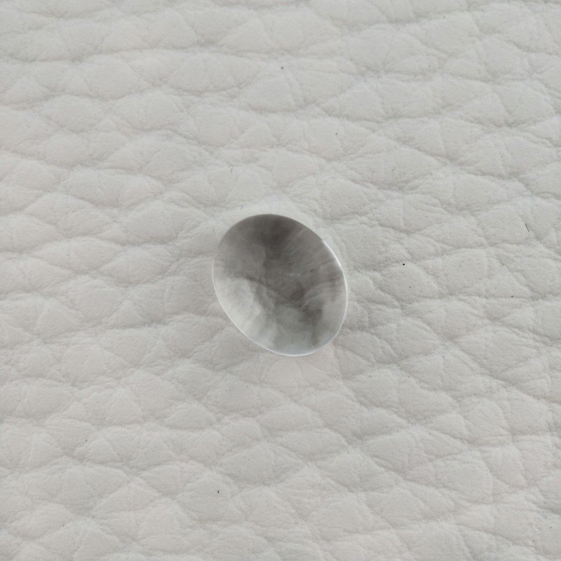 Cristallo Di Rocca Naturale Forma Ovale Piatto Cabochon Liscio Fatto a Mano 10X8X5mm 3,75 Carati 1pz