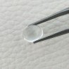Cristallo Di Rocca Naturale Forma Ovale Piatto Cabochon Liscio Fatto a Mano 10X8X5mm 3,75 Carati 1pz