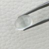 Cristallo Di Rocca Naturale Forma Ovale Piatto Cabochon Liscio Fatto a Mano 13X9X5mm 6,10 Carati 1pz