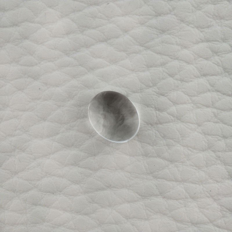 Cristallo Di Rocca Naturale Forma Ovale Piatto Cabochon Liscio Fatto a Mano 9X8X5mm 3,80 Carati 1pz