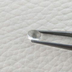 Cristallo Di Rocca Naturale Forma Ovale Piatto Cabochon Liscio Fatto a Mano 7X5X3mm 1,05 Carati 1pz