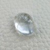 Cristallo Di Rocca Naturale Forma Ovale Piatto Cabochon Liscio Fatto a Mano 19X13X8mm 16,70 Carati 1pz